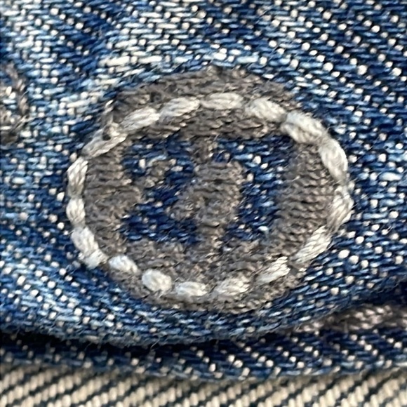 Vintage Guess Low Rise Skinny Jeans Light Wash Faded Y2K Sz 27 - Picture 8 of 13